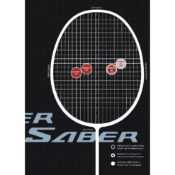 Yonex Badmintonschläger ARC Saber 7 Play (ausgewogen, Flexibel) Grau/gelb - Besaitet - -Badmintonschläger Geschäft Arc Saber Uebersicht 891x891 6
