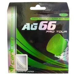 Carlton Badmintonsaite AG 66 Pro Tour Weiss 10m Set