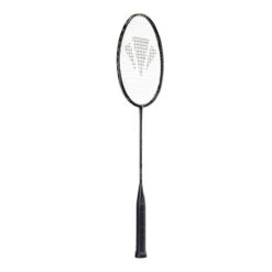 Carlton Badmintonschläger EX Hybrid XP 84g Schwarz - Besaitet -