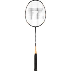 Forza Badmintonschläger HT Precision 88S (ausgewogen, Steif, 86g) Schwarz/orange - Besaitet -