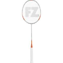 Forza Badmintonschläger Pure Light 7 (ausgewogen, Mittel, 75g) Silber/orange - Besaitet -