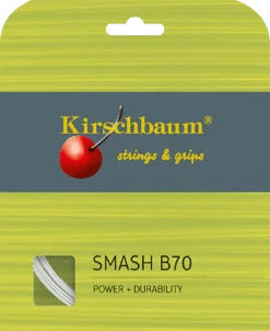 Kirschbaum Badmintonsaite Smash B70 Weiss 10m Set