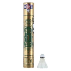 RSL Badmintonbälle Tourney No. 1 Naturfeder Weiss Dose 12er