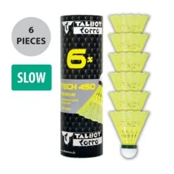Talbot Torro Badmintonbälle Tech 450 Nylon Gelb Dose 6er -Badmintonschläger Geschäft TalbotTorroBadmintonbaelleTech450 Nylon gelb 6er 46918 2 898x898 1
