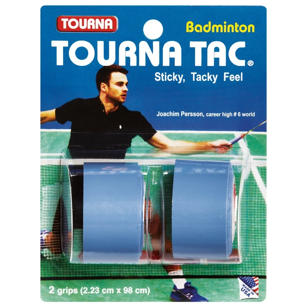 Tourna Tac Badminton Overgrip 2er Blau 3 Tourna Tac Badminton Overgrip 2er Blau