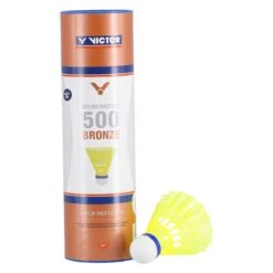 Victor Badmintonbälle Shuttle 500 Nylon Dose Gelb 6er