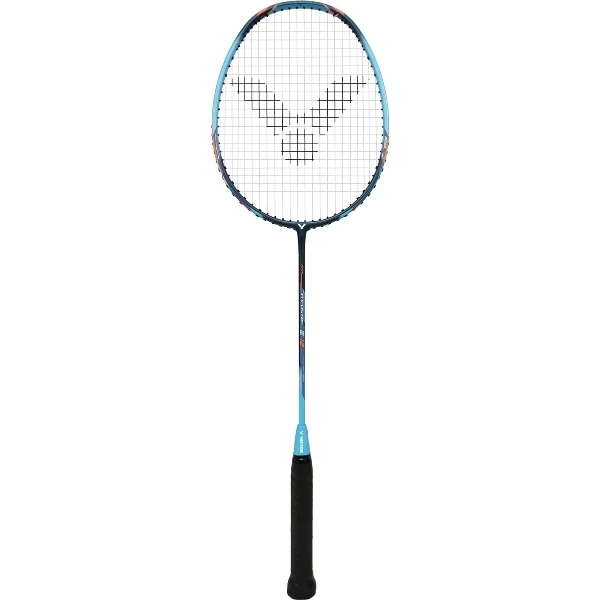 Victor Badmintonschläger Thruster K 12 M (kopflastig, Sehr Flexibel) Hellblau - Unbesaitet - 3 Victor Badmintonschläger Thruster K 12 M (kopflastig, Sehr Flexibel) Hellblau - Unbesaitet -