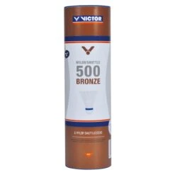 Victor Badmintonbälle Shuttle 500 Nylon Dose Weiss 6er