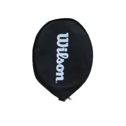 Wilson Badmintonschläger Strike (grifflastig, Mittel) Schwarz - Besaitet - -Badmintonschläger Geschäft Wilson 025 Badmintonhuelle 1200x1200 13