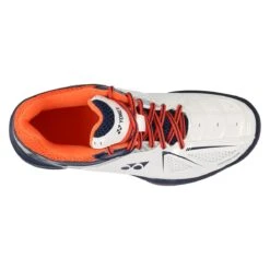 Yonex Badmintonschuhe Power Cushion 35 Weiss/orange Kinder 17 Yonex Badmintonschuhe Power Cushion 35 Weiss/orange Kinder -Badmintonschläger Geschäft YONEX SHB35WhiteOrangeKids 8 1200x1200 1