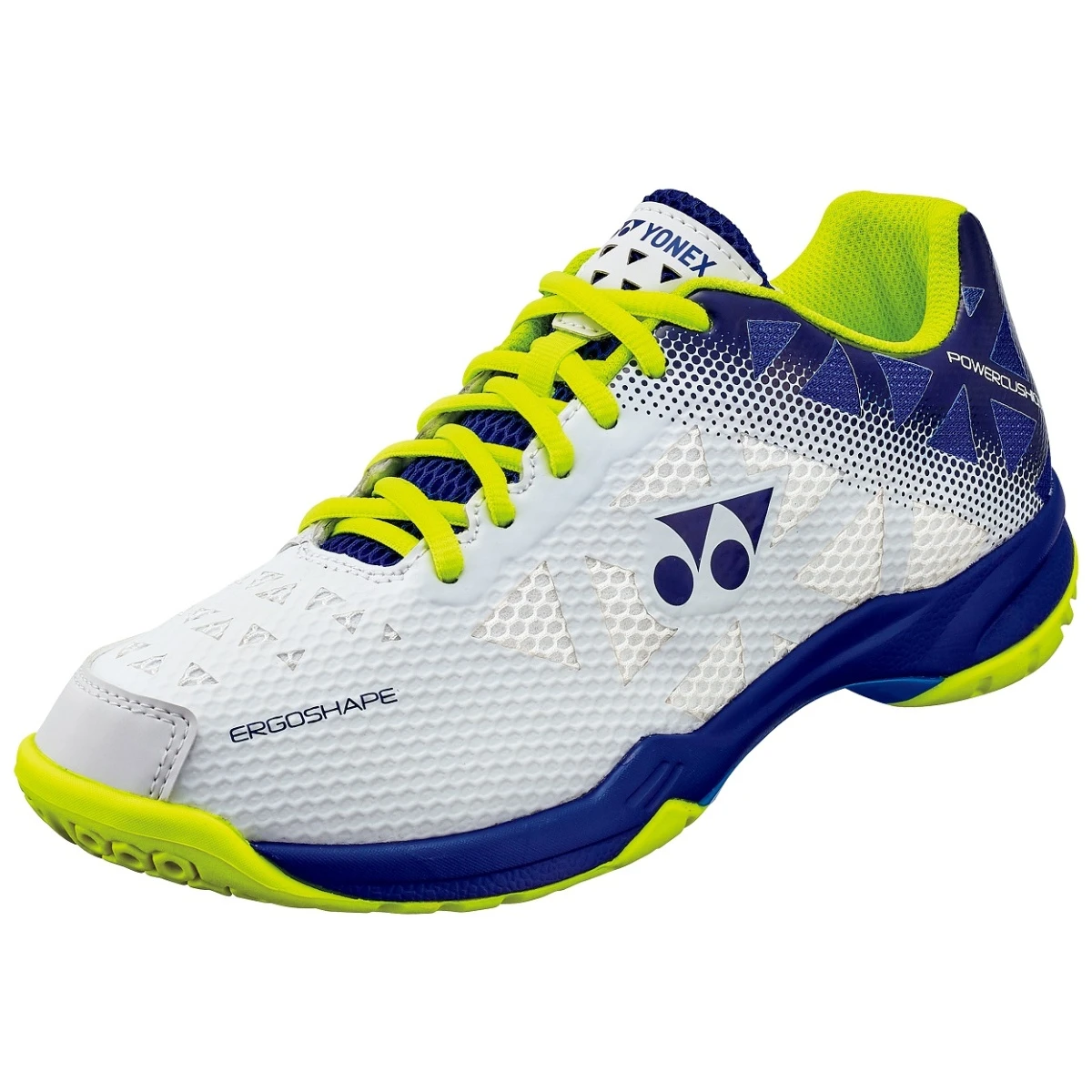 Yonex Badmintonschuhe Power Cushion 50 Weiss/blau Herren 3 Yonex Badmintonschuhe Power Cushion 50 Weiss/blau Herren