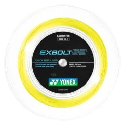 Yonex Badmintonsaite Exbolt 63 (Kontrolle) Gelb 200m Rolle