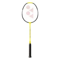 Yonex Badmintonschläger Nanoflare 1000 Play (grifflastig, Mittel) Gelb - Besaitet -
