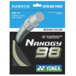 Yonex Badmintonsaite Nanogy 98 (Power+Touch) Gold 10m Set