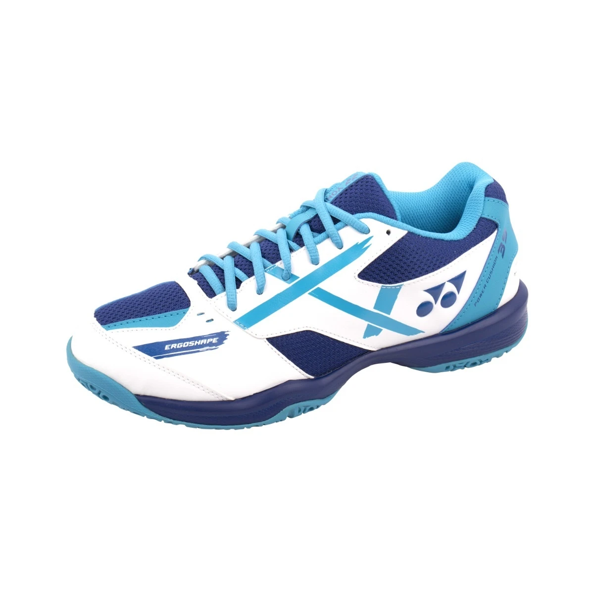Yonex Badmintonschuhe Power Cushion 39 2023 Weiss/blau Herren 3 Yonex Badmintonschuhe Power Cushion 39 2023 Weiss/blau Herren