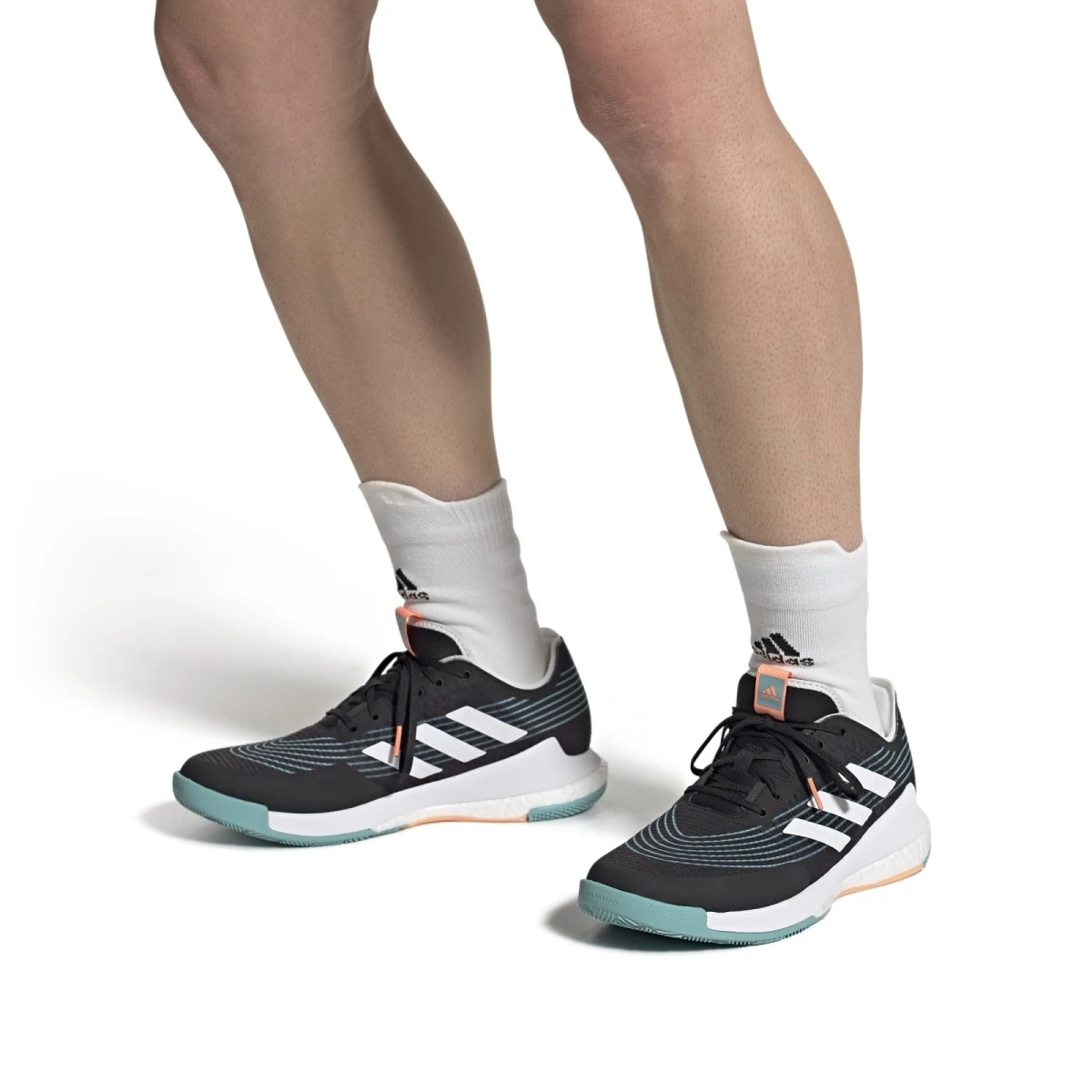 ADIDAS PERFORMANCE Adidas Hallen-Indoorschuhe CrazyFlight Tokyo Schwarz Herren 12 ADIDAS PERFORMANCE Adidas Hallen-Indoorschuhe CrazyFlight Tokyo Schwarz Herren – Bild 10