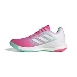 ADIDAS PERFORMANCE Adidas Hallen-Indoorschuhe CrazyFlight 2023 Pink/weiss Damen -Badmintonschläger Geschäft adidas HP3339 Crazyflight Damen Schuh205 1200x1200 1