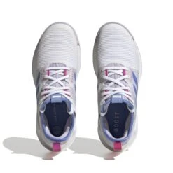 ADIDAS PERFORMANCE Adidas Hallen-Indoorschuhe CrazyFlight Mid 2023 Weiss/hellblau Damen -Badmintonschläger Geschäft adidas HQ3489 CrazyFlight Mid Damen203 1200x1200 1